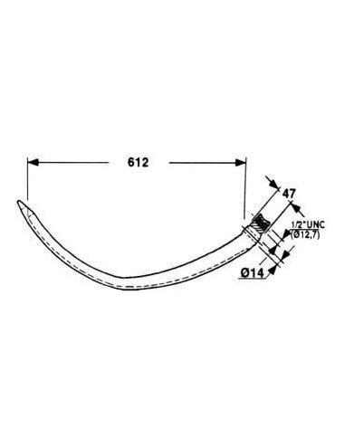 Ac balotiera 59.031 pentru balotierele IHC McCormick 425D, 435D, 445D