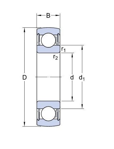 Rulment SKF 1726207-2RS