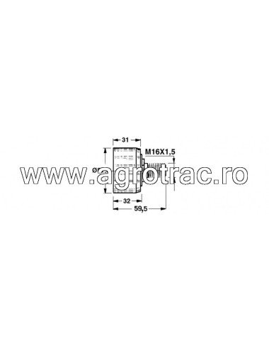 Rola piston 0.8700.201.173.42 pentru Deutz-Fahr