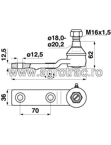 Capat cutit 670120.0 pentru Claas PQ