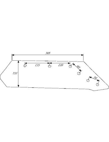 Cutit plug 622135 stanga pentru Kuhn-Huard