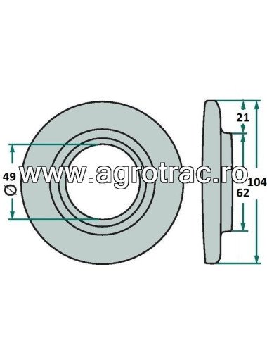 Capac protectie 5036010030 pentru cositoare poloneza