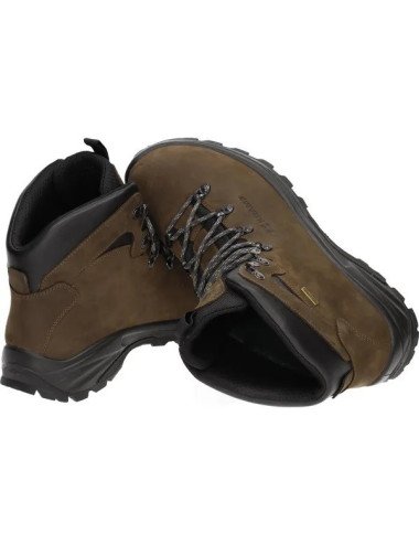 Ghete outdoor Kramp Active maro mărimea 42 – piele, Vibram, impermeabi