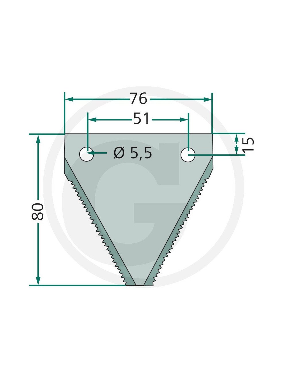 Cutit heder 06227771 pentru Deutz-Fahr Cutit heder 06227771 pentru Deutz-Fahr
