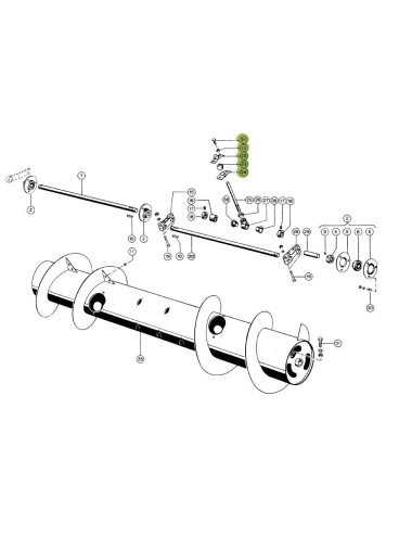 Calota deget escamotabil 610491.0 pentru Claas