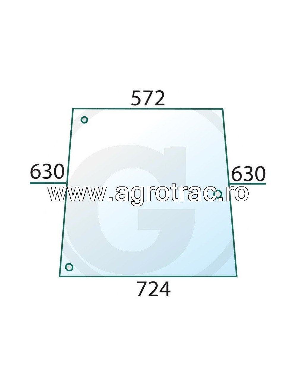 Geam lateral 520589 pentru Case IH Geam lateral 520589 pentru Case IH