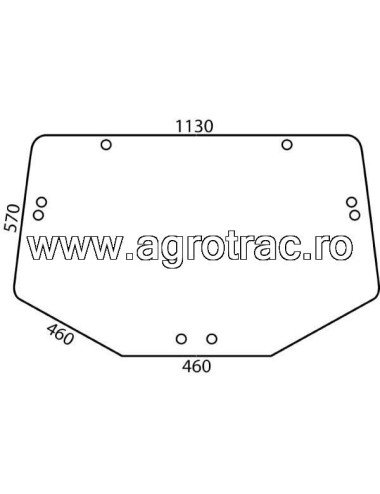 Parbriz spate L171335 pentru John Deere