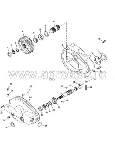 Simering AT13161 grup John Deere Original