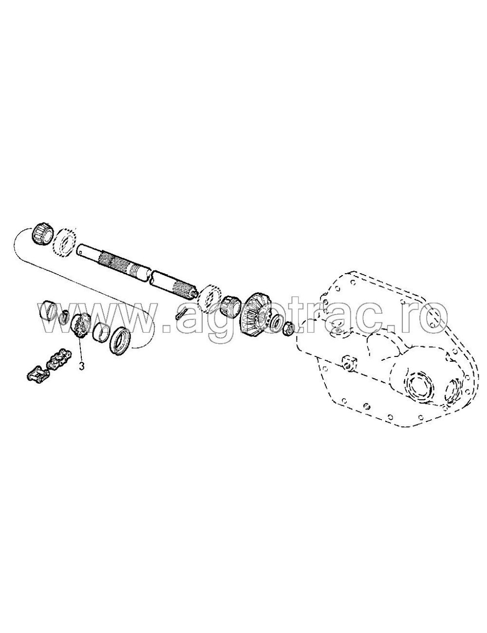 Pinion grup E19123 John Deere Original Pinion grup E19123 John Deere Original