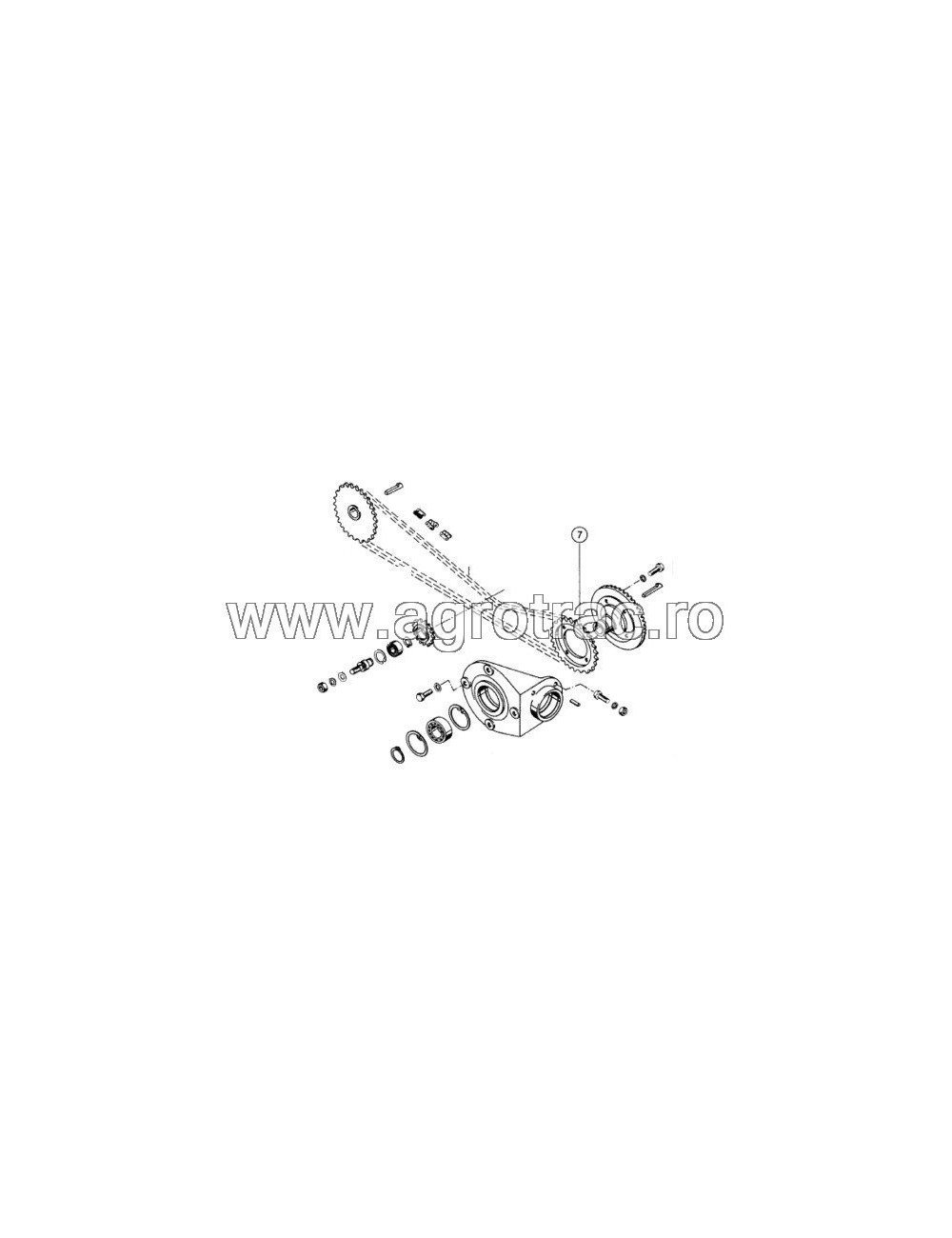 Pinion 813562.0 pentru Claas