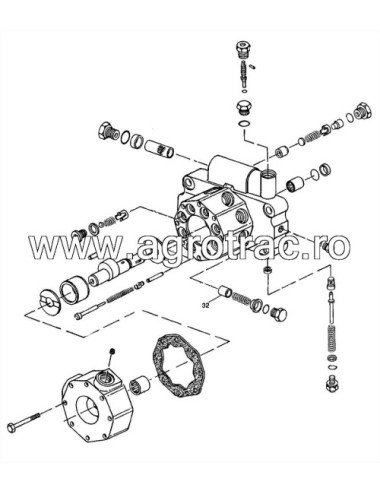 Pistonas pompa hidraulica R63022 pentru John Deere