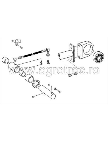 Bolt berbec E39069 pentru John Deere