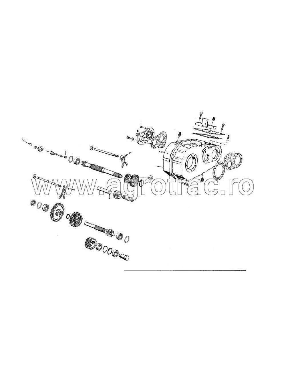 Pinion cutie viteza 609404.0 pentru Claas