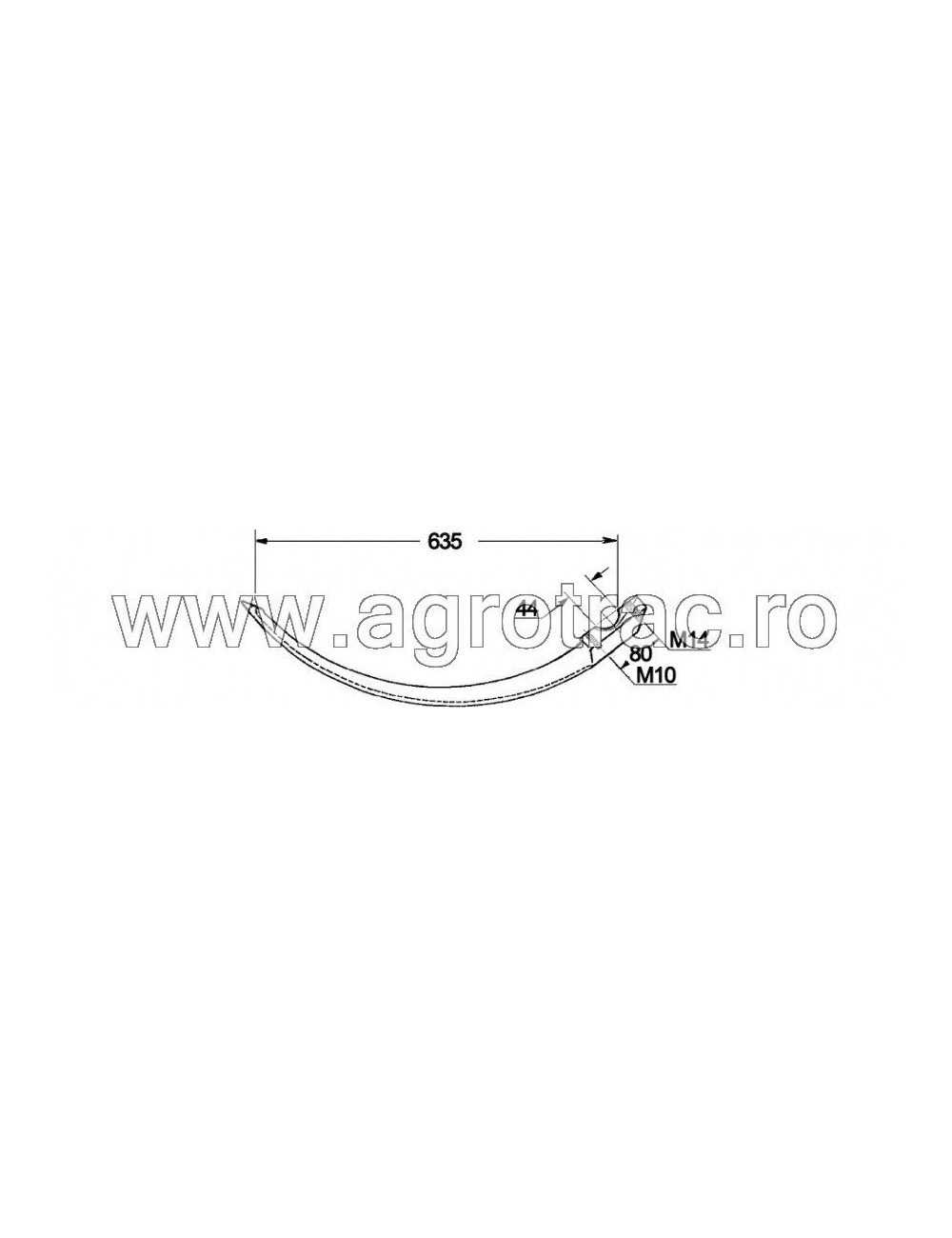 Ac presa 59.069 pentru Rivierre Casalis ER40 ER40C ER40EX KR40TS Renault 54-25 Ac presa 59.069 pentru Rivierre Casalis ER40 ER40C ER40EX KR40TS Renault 54-25