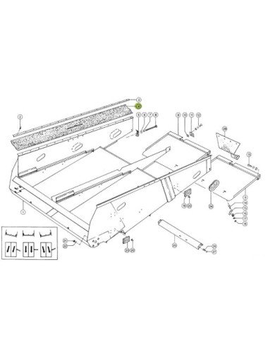 Banda cauciuc 647450.0 pentru Claas