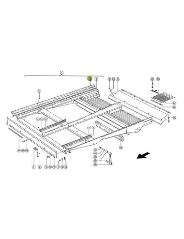 Banda cauciuc 735681.0 pentru Claas