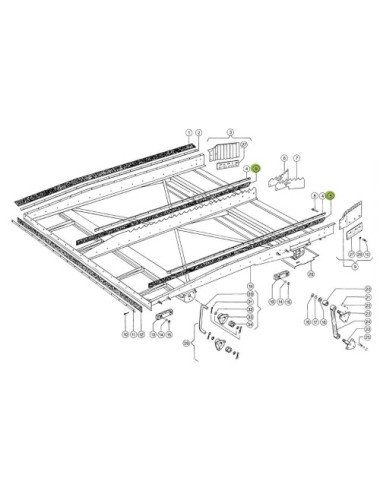 Banda cauciuc 607544.0 pentru Claas