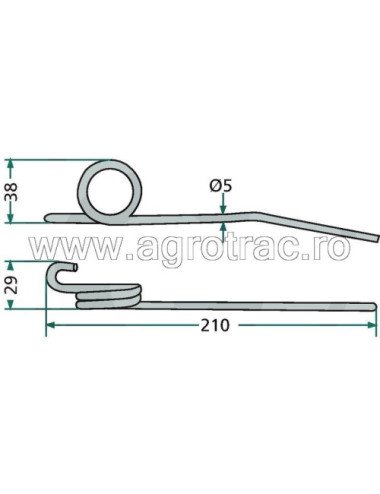 Gheara heder Z56958 pentru John Deere