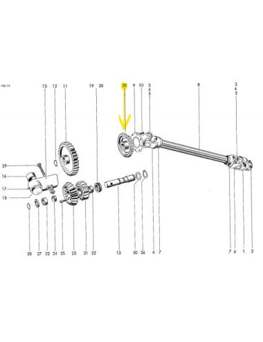 Pinion 1307.35.07.03 pentru Welger