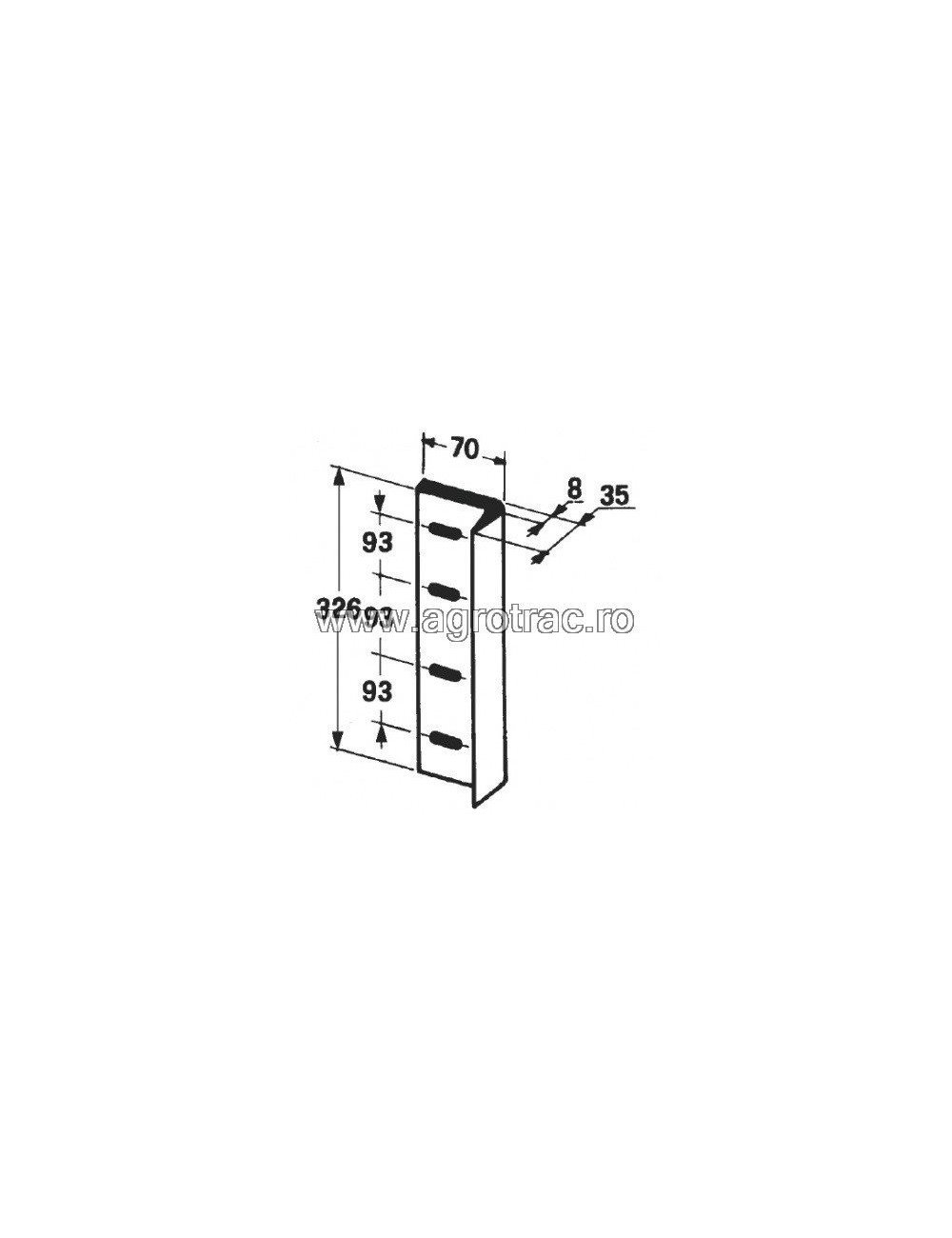 Cutit piston 1115.16.03.01 pentru Welger Cutit piston 1115.16.03.01 pentru Welger