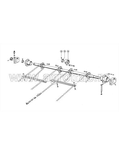 Rulment cu lagar 630357.0 pentru Claas cu rulment JHB