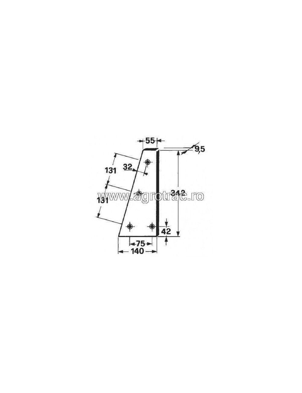 Cutit piston 782212M1 pentru Massey Ferguson Cutit piston 782212M1 pentru Massey Ferguson