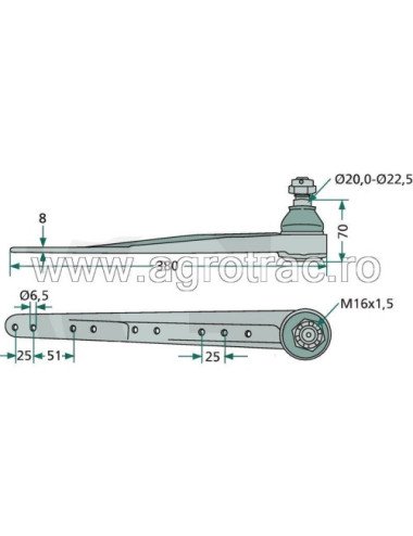 Capat cutit AH21346 pentru John Deere