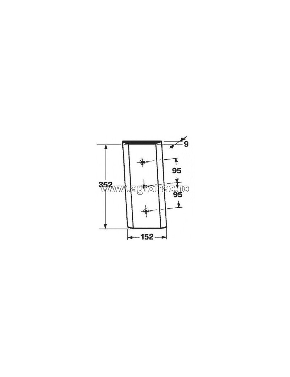 Cutit piston 754663R1 pentru Case IH Cutit piston 754663R1 pentru Case IH