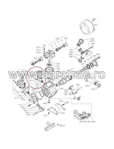 Vas ulei pompa UDOR Holder Vogel&Noot 788779