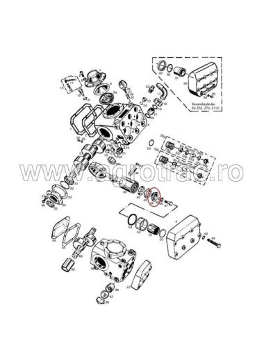 Capac piston Holder Vogle&Noot 019043