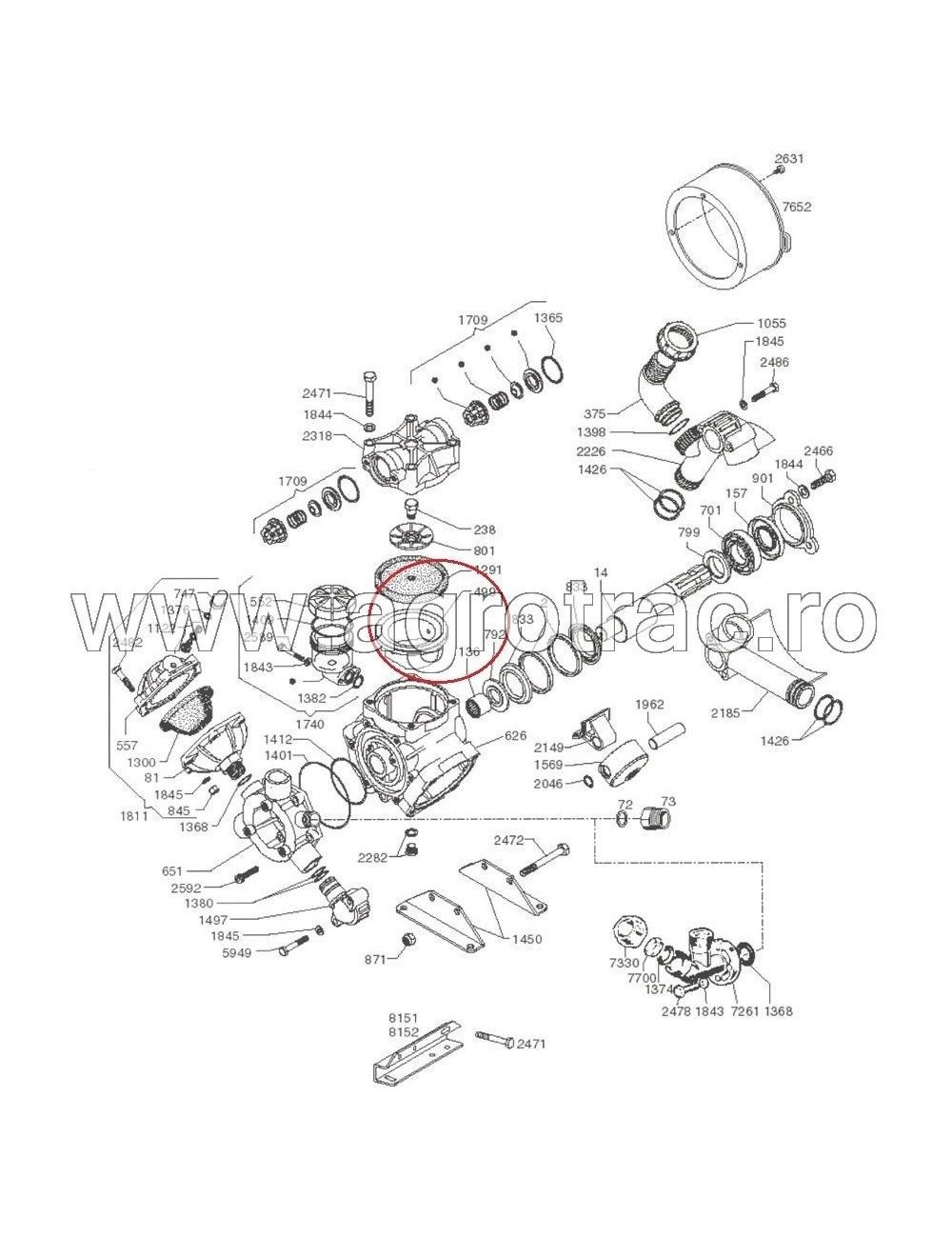 Piston Holder Vogel&Noot 781041