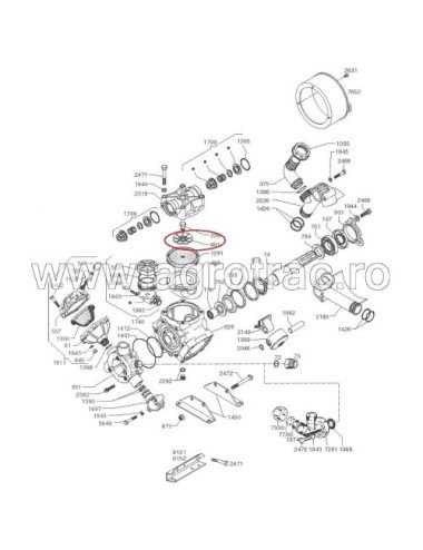 Placa suport membrana Holder Vogel&Noot 781248