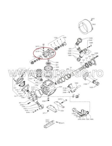 Capac piston Holder Vogle&Noot 784019