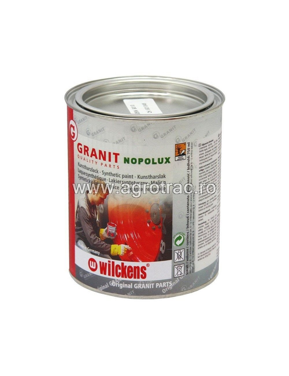 Vopsea Wilckens Nopolux Same rosu 750ml Vopsea Wilckens Nopolux Same rosu 750ml