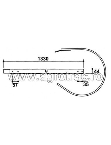 Tabla pick-up 035 pentru Welger