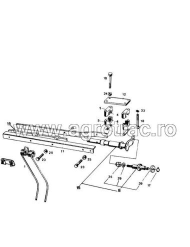 Gheara grebla 06580259 Deutz-Fahr (Kverneland)