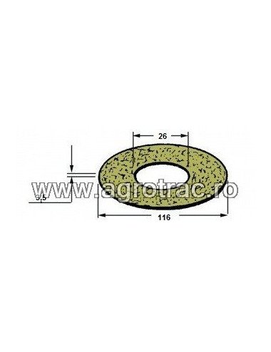 Disc ambreia / ferodou 662291R1 pentru Case IHC McCormick