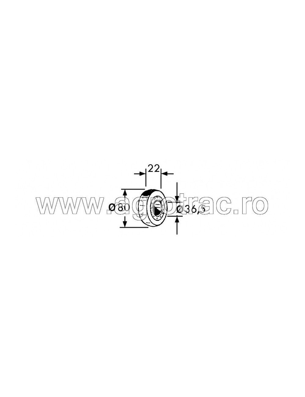 Rulment JHB JD9421 pentru John Deere