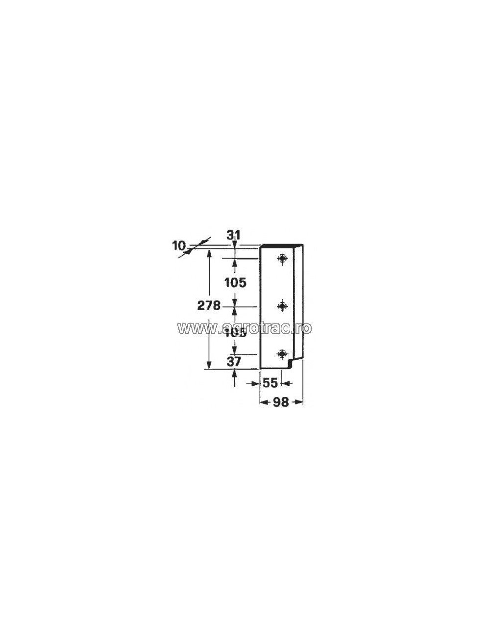 Cutit piston 811726.0 pentru Claas