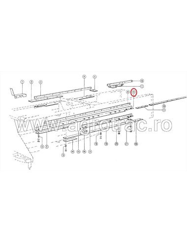 Ghidaj piston 809738.0 pentru Claas