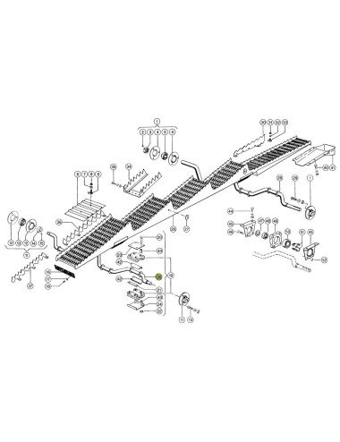 Ax cai fata sau spate 600091.2 pentru Claas cu 4 cai