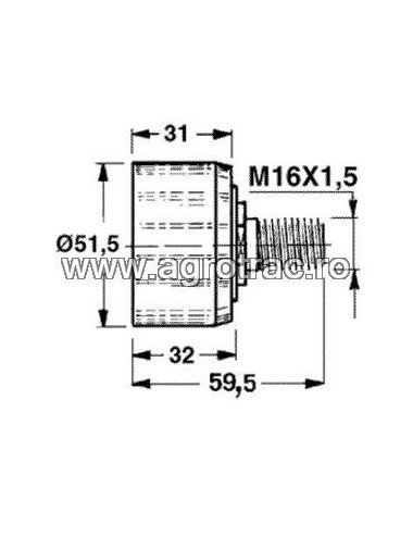 Rola piston 0.8700.201.173.42 pentru Deutz Fahr