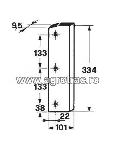 Cutit piston balotiera Massey Ferguson 782102M4