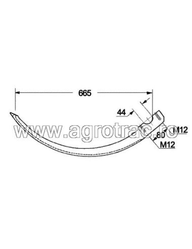 Ac presa 59.070 pentru Rivierre Casalis ER45 RC46 Renault 54-19 54-20 54-30