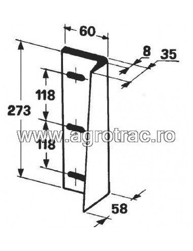 Cutit piston 1121.16.04.01.01 pentru Welger