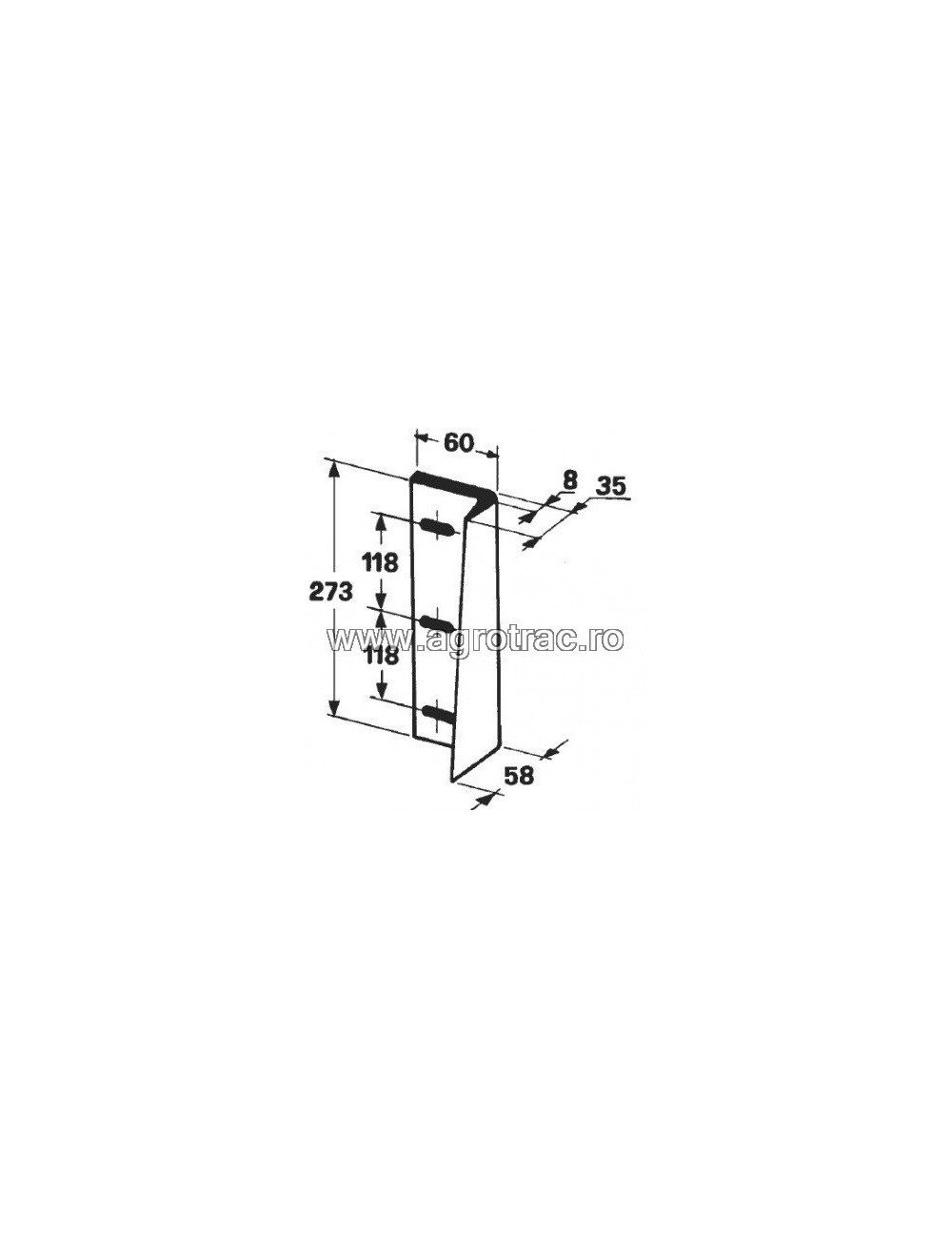 Cutit piston 1121.16.04.01.01 pentru Welger