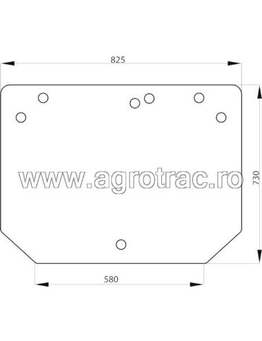 Parbriz spate ER200669 pentru John Deere