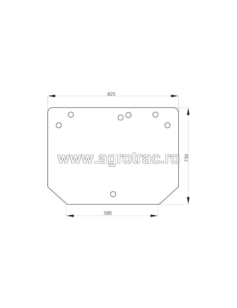 Parbriz spate ER200669 pentru John Deere