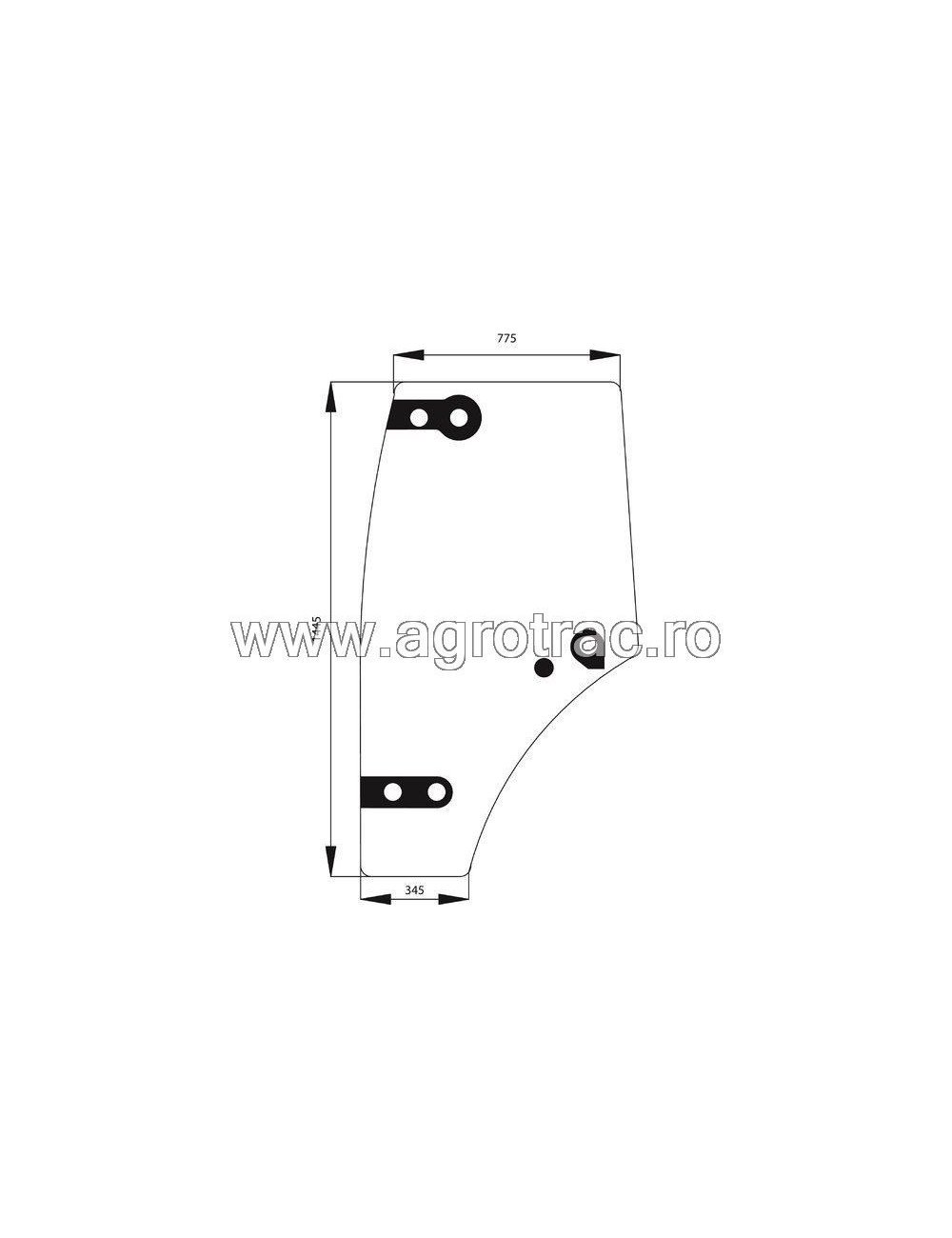 Ușă sticlă 6005029102, stânga, pentru Renault