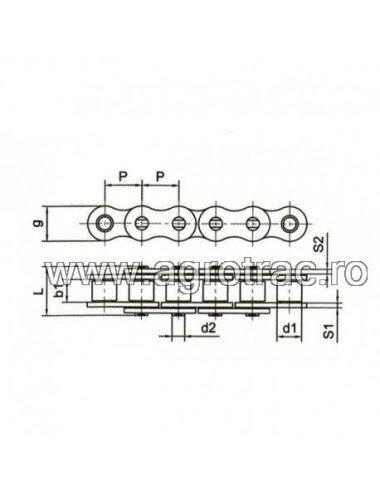 Lant cu role 10B-1